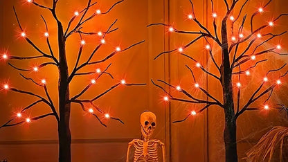 Spooky Glow Birch Tree