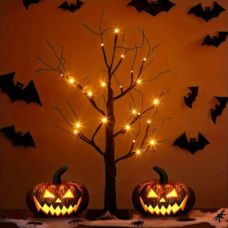 Spooky Glow Birch Tree